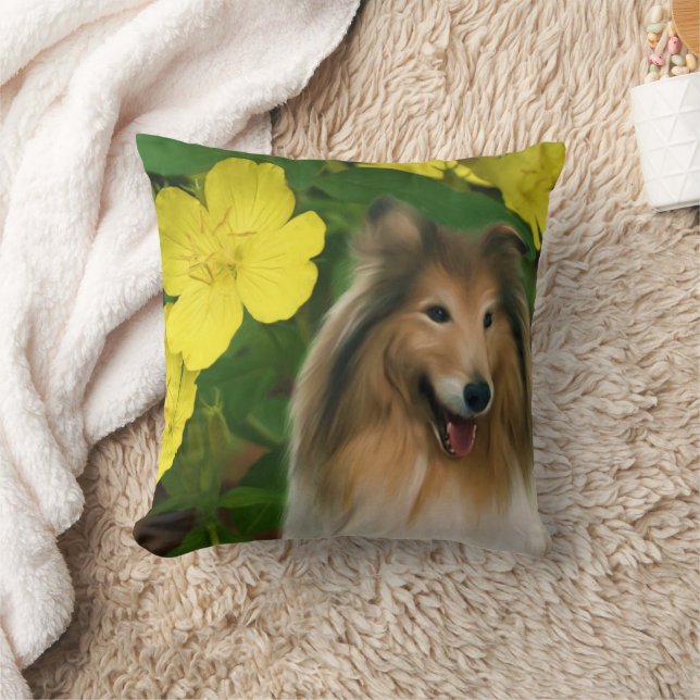Sable Collie Dog Art Kussen (Deken)