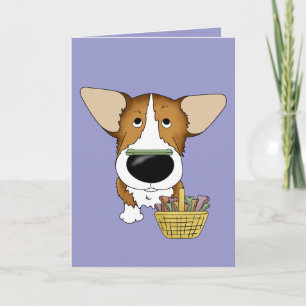 Sable Corgi - Easter Bone Hunt, iemand? Feestdagen Kaart