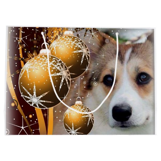 Sable Corgi Large Cadeauzakje (Achterkant)