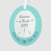 Sable de mer Dollar de Noël Tropical (devant)