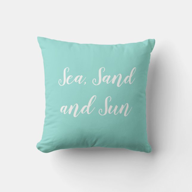 Sable de mer et coussin de plage de Sun (Recto)