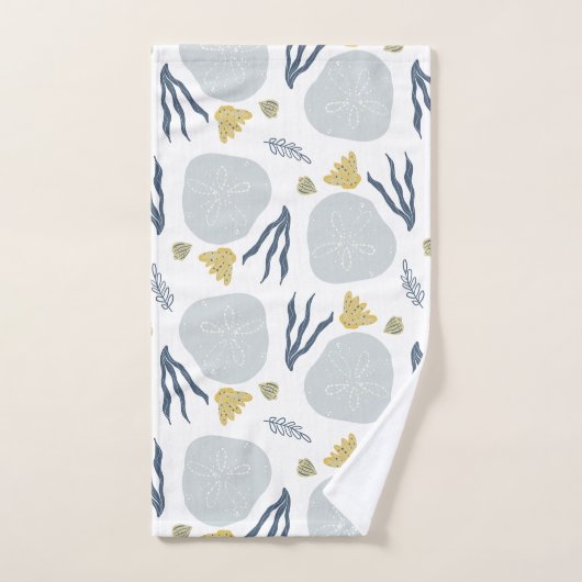 Sable d'été Dollar Seashells Beach Motif (Serviette à main)