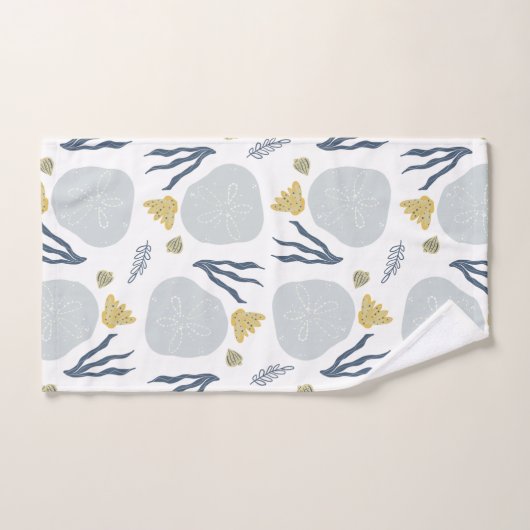 Sable d'été Dollar Seashells Beach Motif (Serviette à main)
