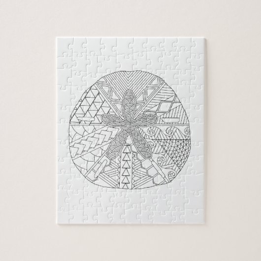 Sable Dollar Adulte Coloriage Puzzle (Vertical)