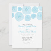 Sable Dollar Beach Mariage Invitation (Devant)