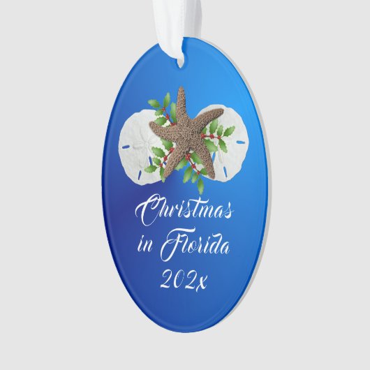 Sable Dollar Bleu Noël Vacances Garde (devant)