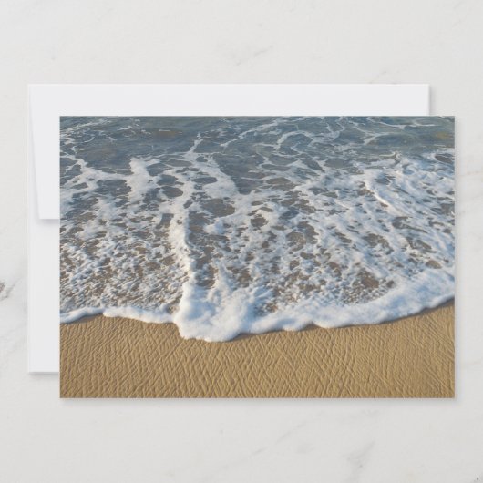 Sable Dollar Mariage Anniversaire Vows Invitation (Dos)