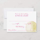 Sable Dollar Mariage Jaune RSVP (Devant)
