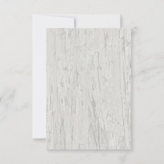 Sable Dollar Mariage Rustic Beach Driftwood RSVP (Dos)