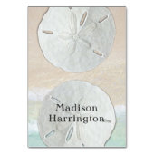 Sable Dollar Nom de plage Modèle Tented Cartes de (Par défaut)