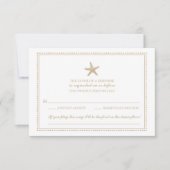 Sable doré de sébaste gracieux | Mariage RSVP (Devant)