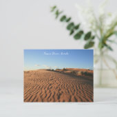 Sable du désert rouge - Carte postale (Debout devant)