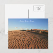Sable du désert rouge - Carte postale (Devant / Derrière)