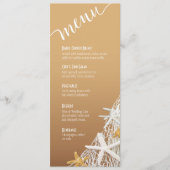 Sable du menu | de mariage de plage de fabrication (Devant)