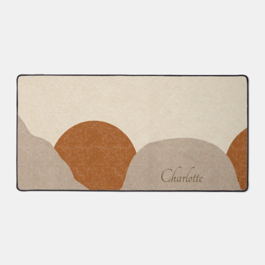 Sable en terre cuite Boho personnalisé Abstrait (Recto)
