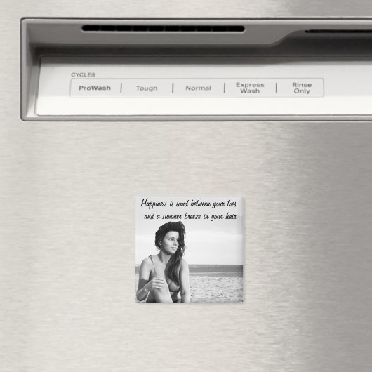 Sable entre vos orteils Magnet de devis (In Situ (Lave-vaisselle))