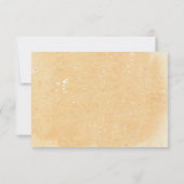 Sable et coquilles de mer / Mariage de plage RSVP (Dos)