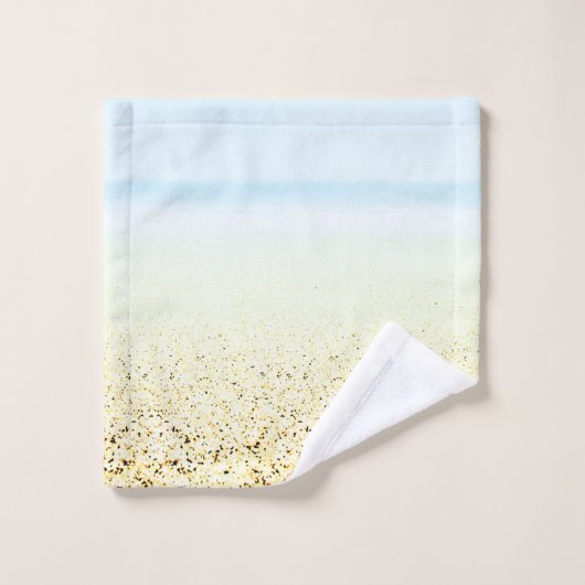 Sable et mer Calme Côté (Gant de toilette)