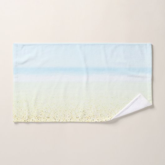 Sable et mer Calme Côté (Serviette à main)