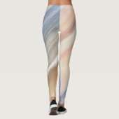 Sable et Motif de mer Fitness Leggings / Vêtements (Dos)