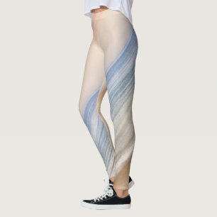 Sable et Motif de mer Fitness Leggings / Vêtements