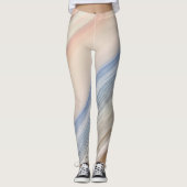Sable et Motif de mer Fitness Leggings / Vêtements (Devant)