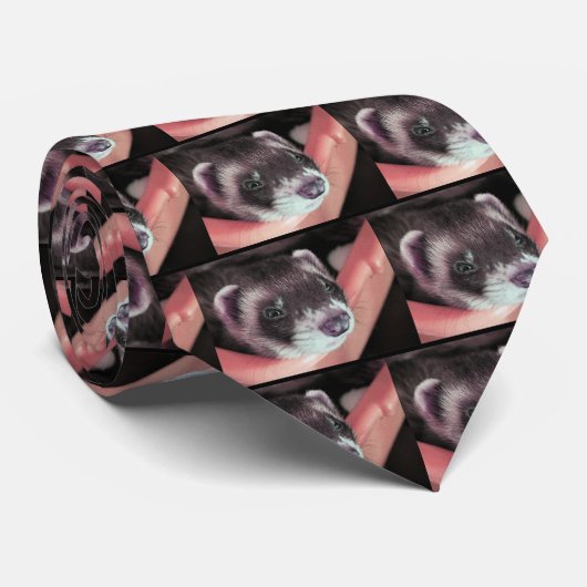 Sable Ferret Necktie Stropdas (Opgerold)