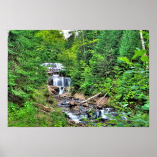 Sable Herfsten, Pictured Rocks Nat'l Lakeshore, MI Poster