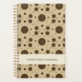 Sable Micro Floral Brun Foncé (Devant)