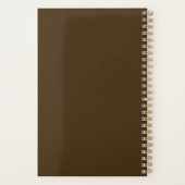 Sable Micro Floral Brun Foncé (Dos)
