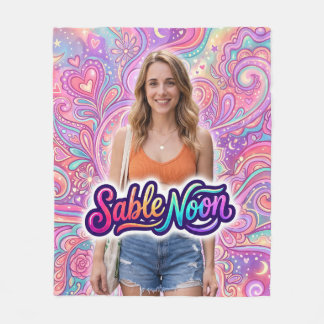 Sable Noon Schoonheidshouding #1 Met Kleurrijke Ac Fleece Deken