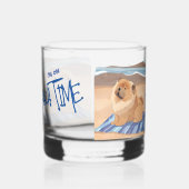 SABLE N'SEA Chow Chow chien Rocks Verre (Gauche)