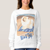 SABLE N'SEA Cream Chow Chien sweatshirt (Devant)