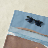 SABLE N'SEA Cream Chow Chow chien serviette de pla (En situation)