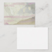 "Sable paisible" : Carte d'origine Abstraite (Devant / Derrière)