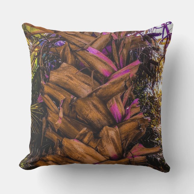 Sable Palm Trunk Buitenkussen (Voorkant)