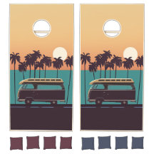 Sable rétro et soleil - Une plage d'été Vintage