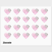 Sable rose Dollar Stickers Mariage bord de mer (Feuille)