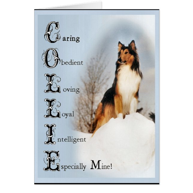 Sable Rough Collie Gifts (Voorkant)