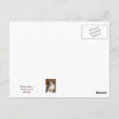 Sable Sheltie Pup Briefkaart (Achterkant)