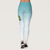 Sable Shetland Sheepdog in a Winter Forest Leggings (Achterkant)