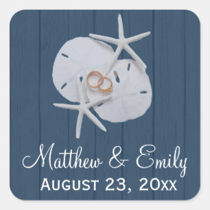Sable Starfish Dollar Mariage Favoriser Stickers