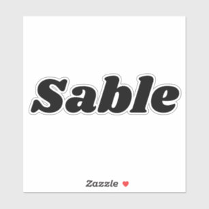 Sable Sticker
