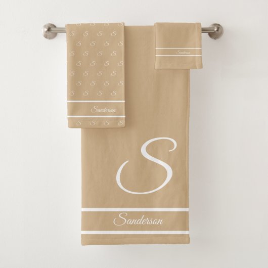 Sable Tan Beige et Blanc Moderne (En situation)