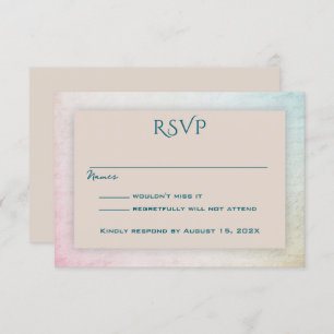 Sable Tan Simple Participation RSVP