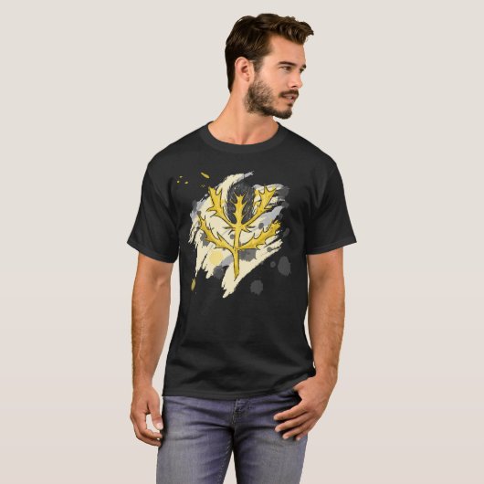Sable Thistle of Ansteorra T-shirt (Voorkant volledig)