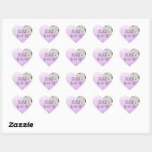 Sable Violet Dollar Balnéaire Stickers Mariage (Feuille)