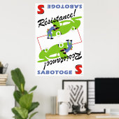 Sabotoge Poster (Thuiskantoor)