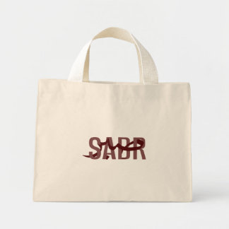 Sabr Arabische SchoudertasMinimalistische Islamiti Mini Tote Bag