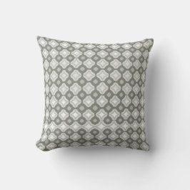 Sabre Gray Throw Pillow Kussen